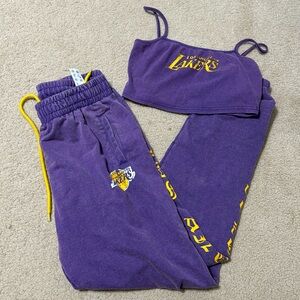 Los Angeles Lakers lounge set!